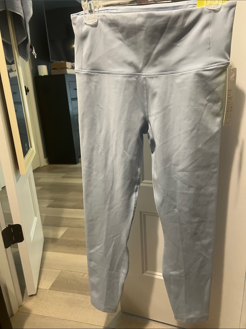 NWT all in motion Dynamic Flex Pastel Blue Women leggings size L